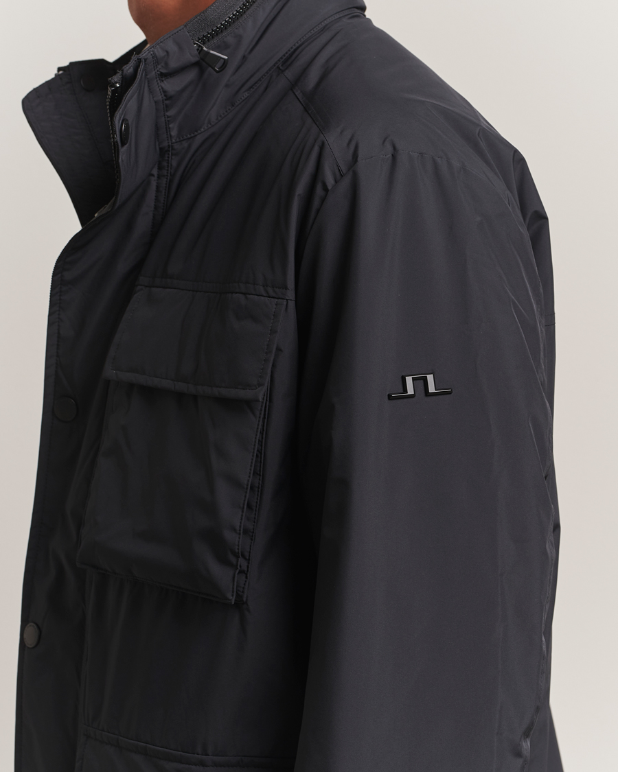 Heren | Jassen | J.Lindeberg | Aiden 2L Padded Field Jacket Black