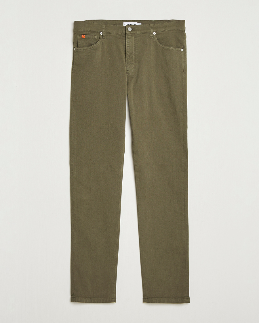 Homme | Pantalons | J.Lindeberg | Jax Left Hand Twill Jeans Forest Green