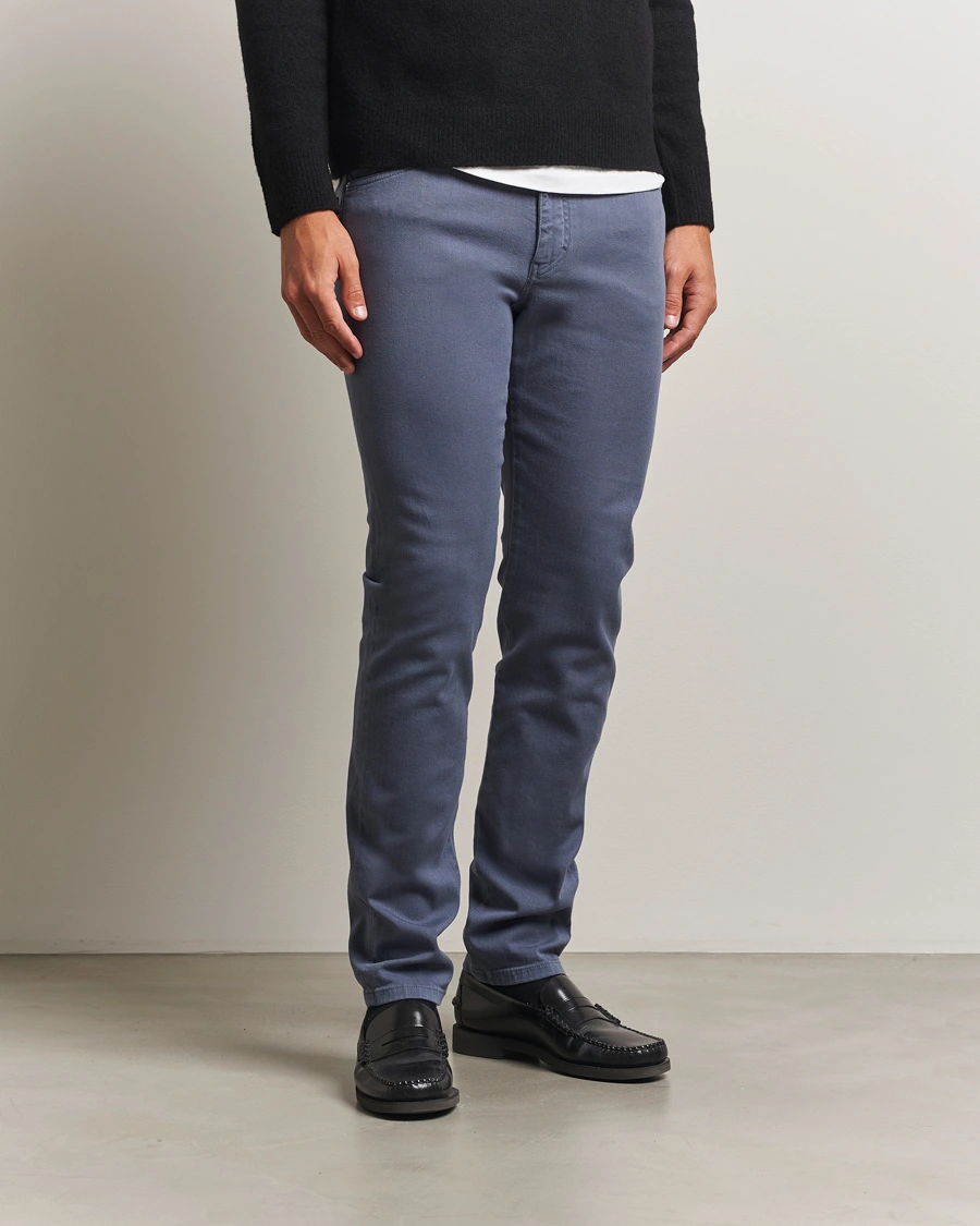 Heren | Jeans | J.Lindeberg | Jax Left Hand Twill Jeans Vintage Indigo