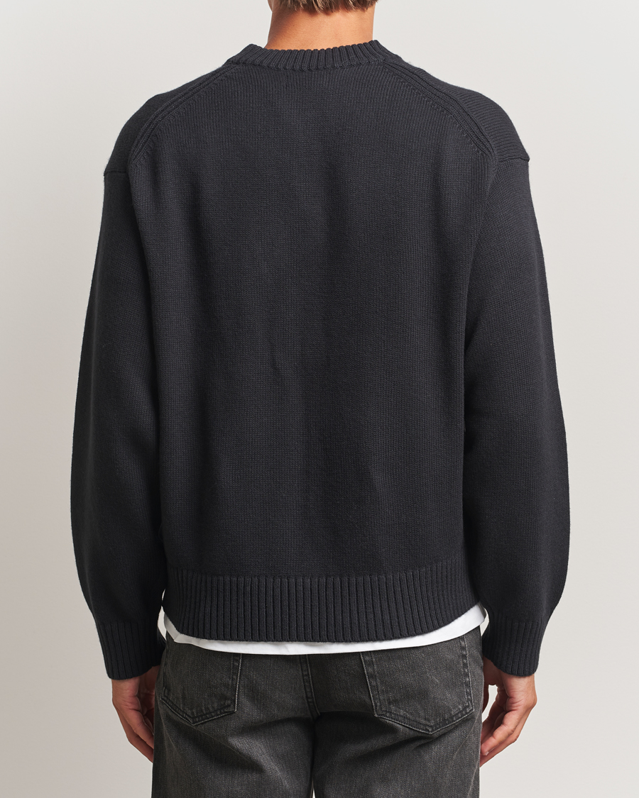 Homme | Pulls Et Tricots | J.Lindeberg | Eddy Wool/Cotton Knitted Sweater Black