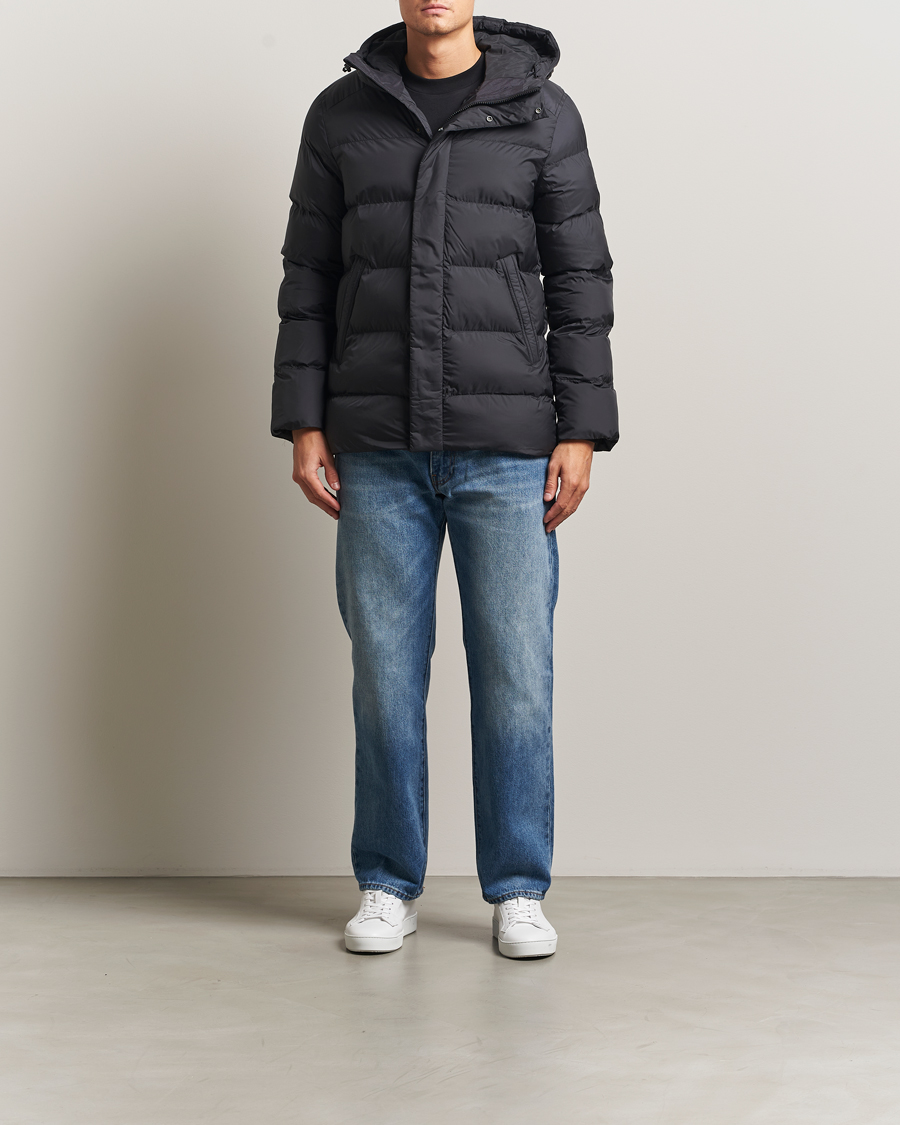 Homme | Manteaux Et Vestes | J.Lindeberg | Padded Hooded Jacket Black