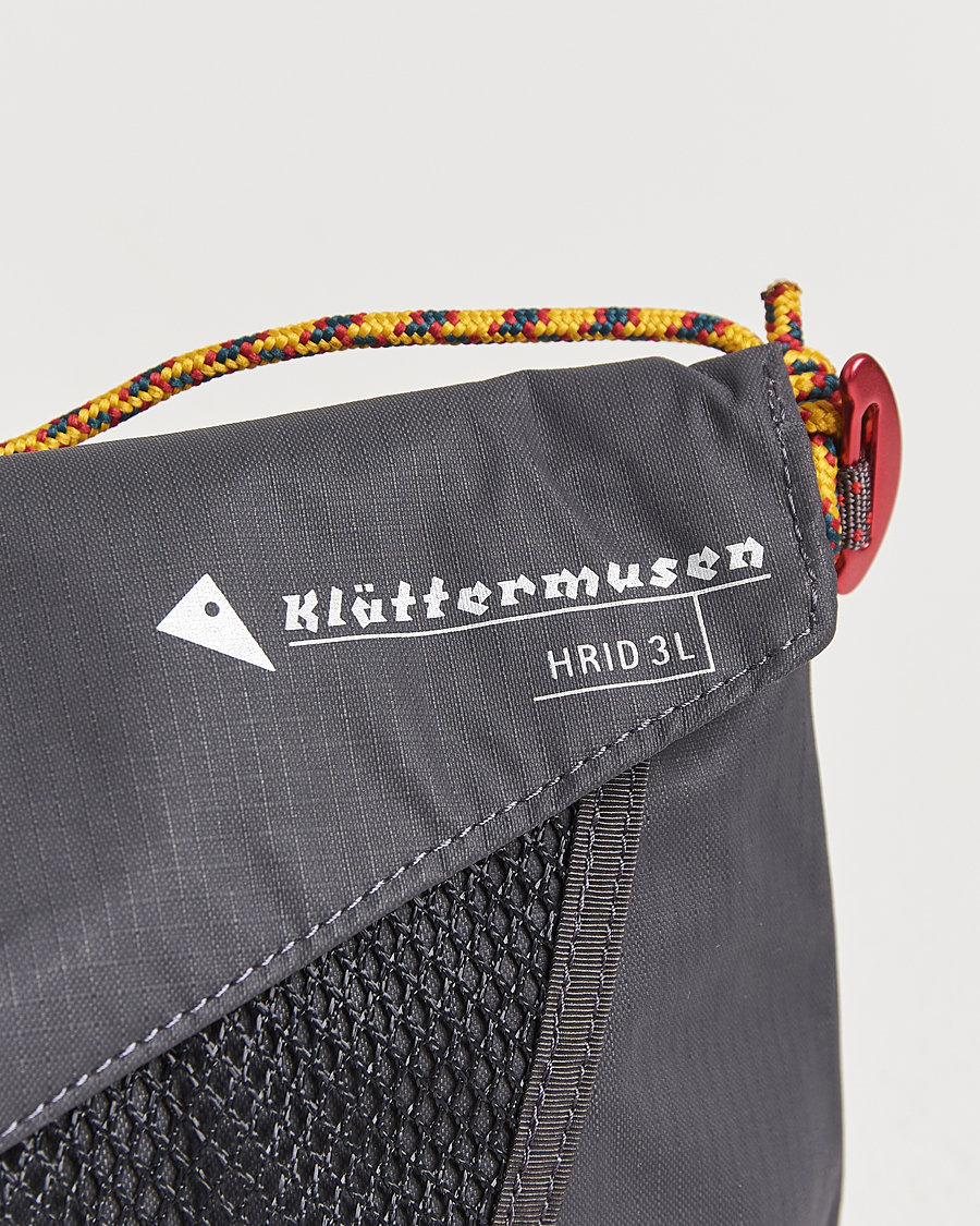 Heren | Tassen | Klättermusen | Hrid WP 3L Accessory Bag Raven