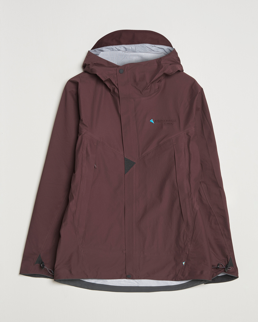 Heren | Jassen | Klättermusen | Asynja Lightweight Waterproof Jacket Amanth Red