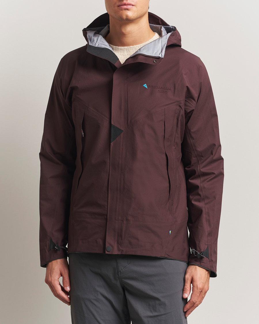 Heren | Jassen | Klättermusen | Asynja Lightweight Waterproof Jacket Amanth Red