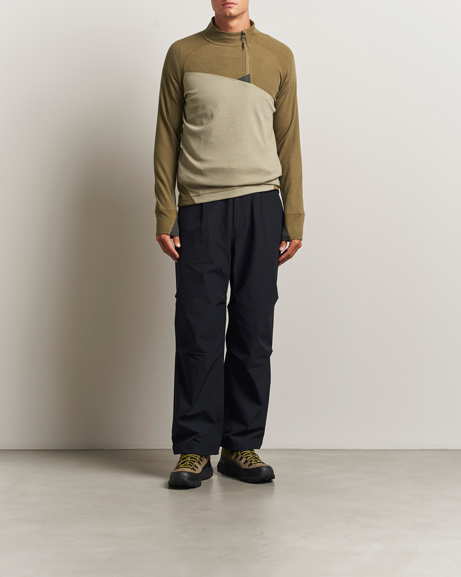 Homme | Pulls Et Tricots | Klättermusen | Huge Half Zip Sweater Silver Green Olive