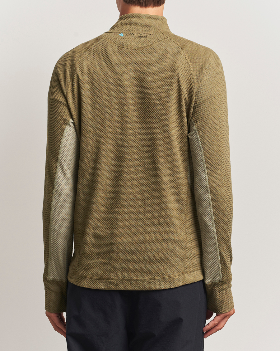 Homme | Pulls Et Tricots | Klättermusen | Huge Half Zip Sweater Silver Green Olive