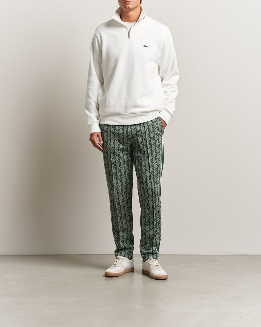 Homme | Pantalons | Lacoste | Monogram Track Pants Green/Sinople