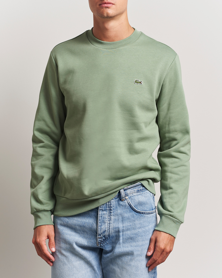 Homme | Pulls Et Tricots | Lacoste | Crew Neck Sweatshirt Thyme Green