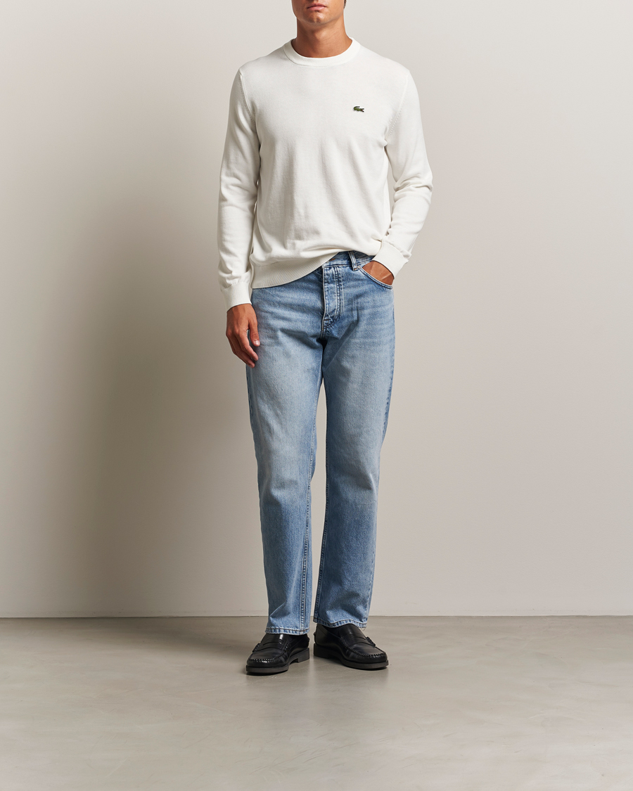Heren | Truien | Lacoste | Cotton Knitted Sweater Flour