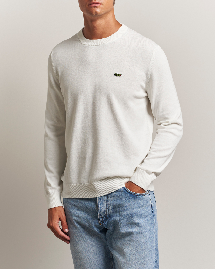 Heren | Truien | Lacoste | Cotton Knitted Sweater Flour
