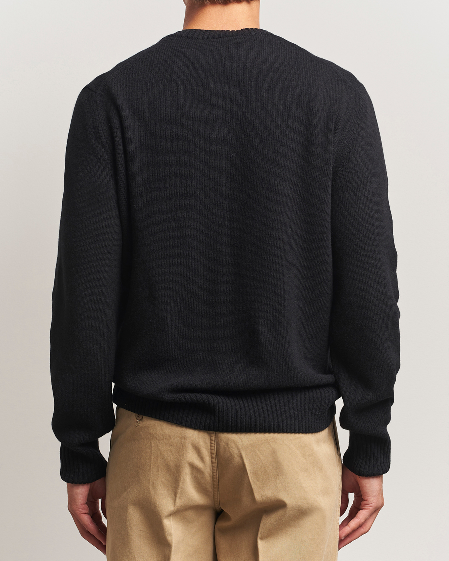 Heren | Truien | Lacoste | Carded Wool Crew Neck Black