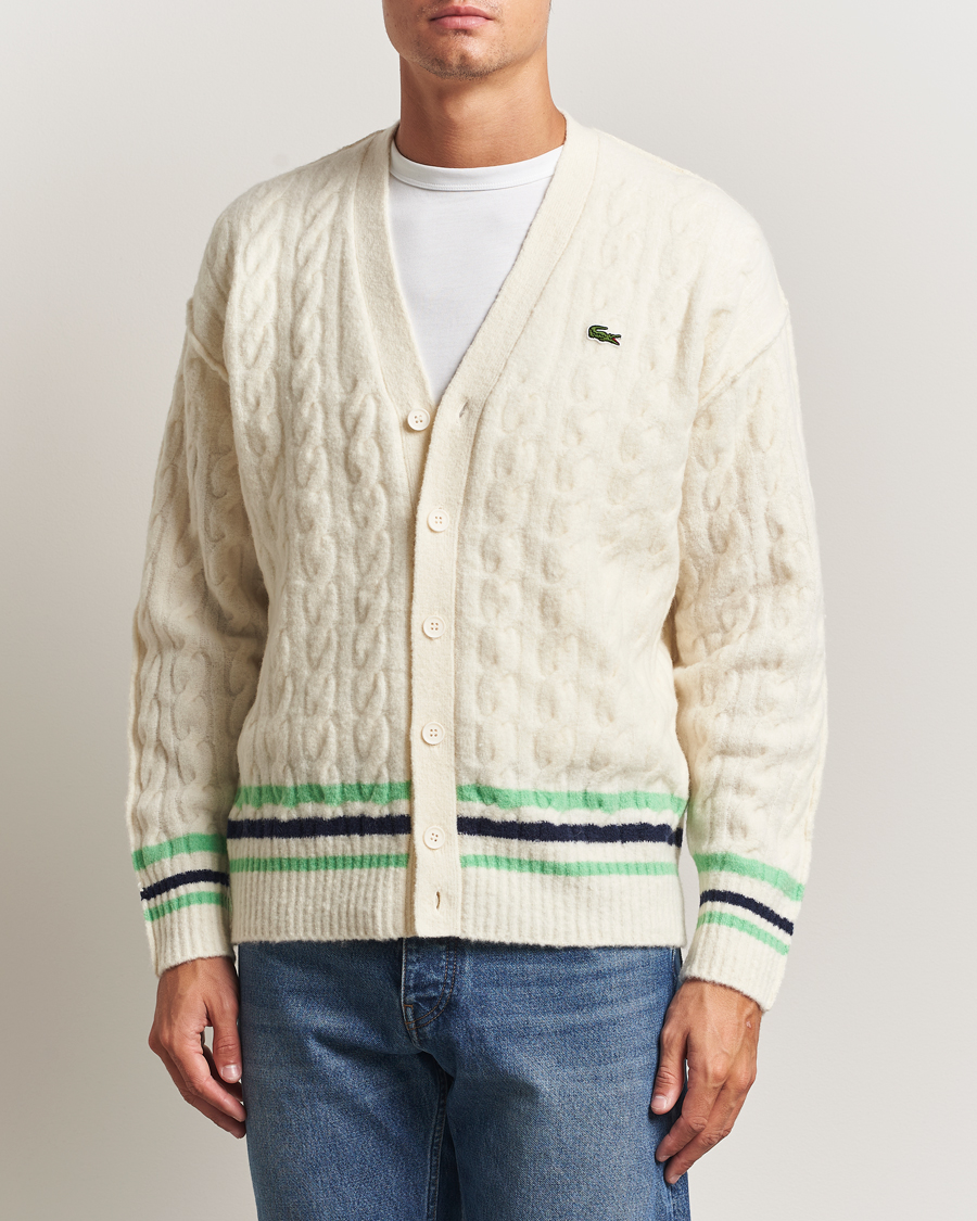 Homme | Pulls Et Tricots | Lacoste | Fuzzy Wool Tennis Cardigan Lapland