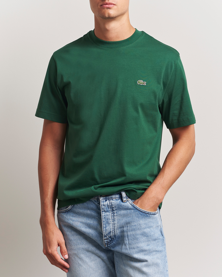 Heren | T-shirts | Lacoste | Crew Neck T-Shirt Green