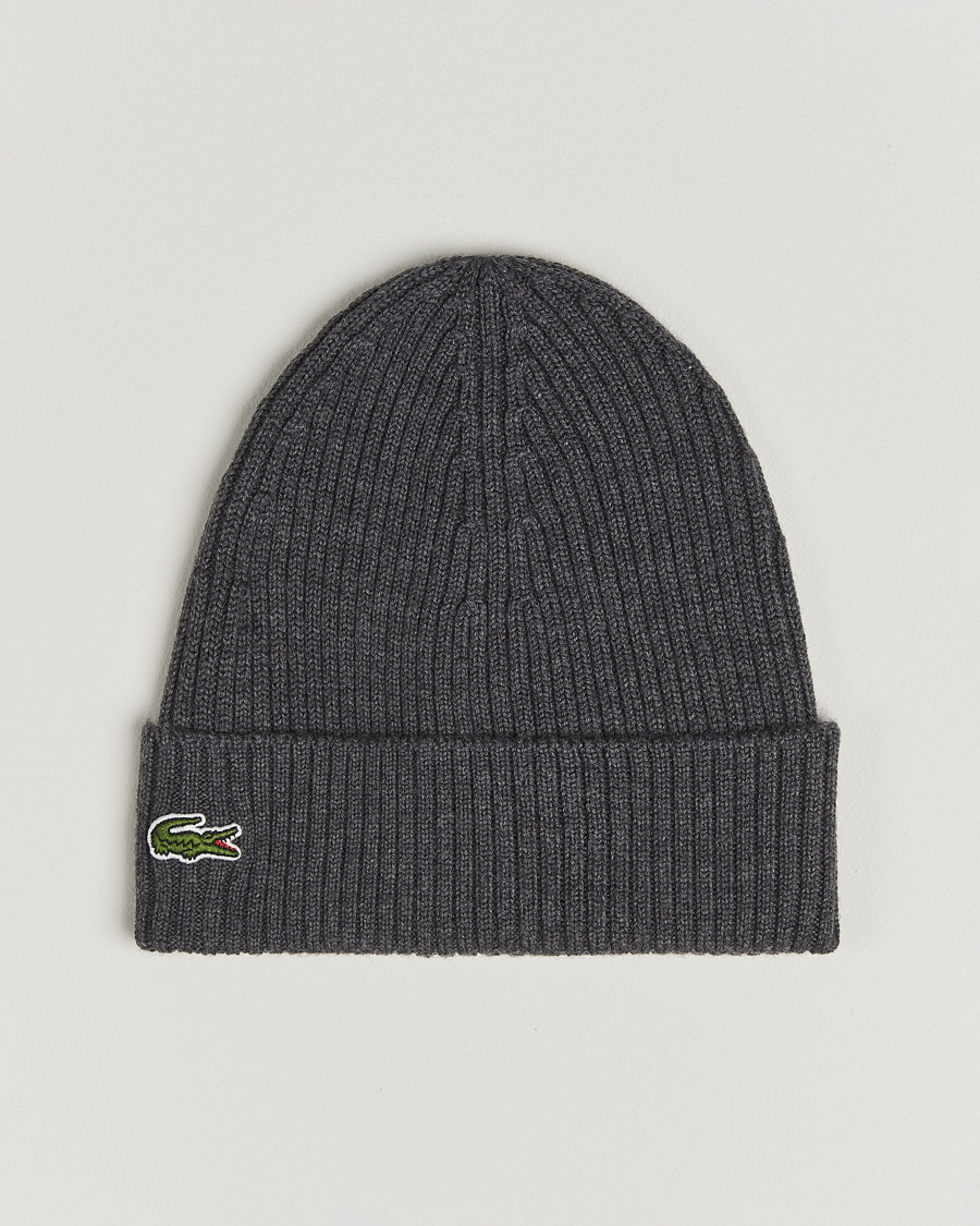 Heren | Mutsen | Lacoste | Wool Knitted Beanie Pitch Chine