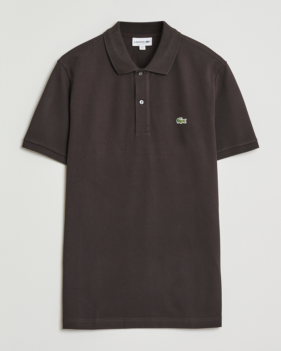 Homme | Polos | Lacoste | Slim Fit Polo Piké Porto Brown