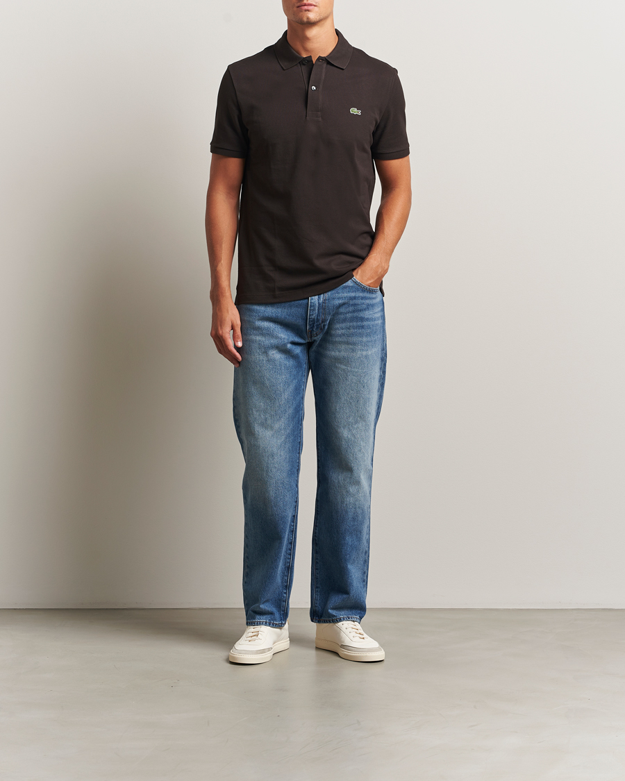 Homme | Polos | Lacoste | Slim Fit Polo Piké Porto Brown