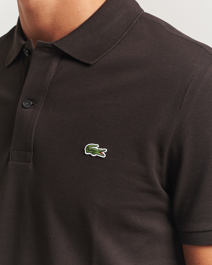 Homme | Polos | Lacoste | Slim Fit Polo Piké Porto Brown