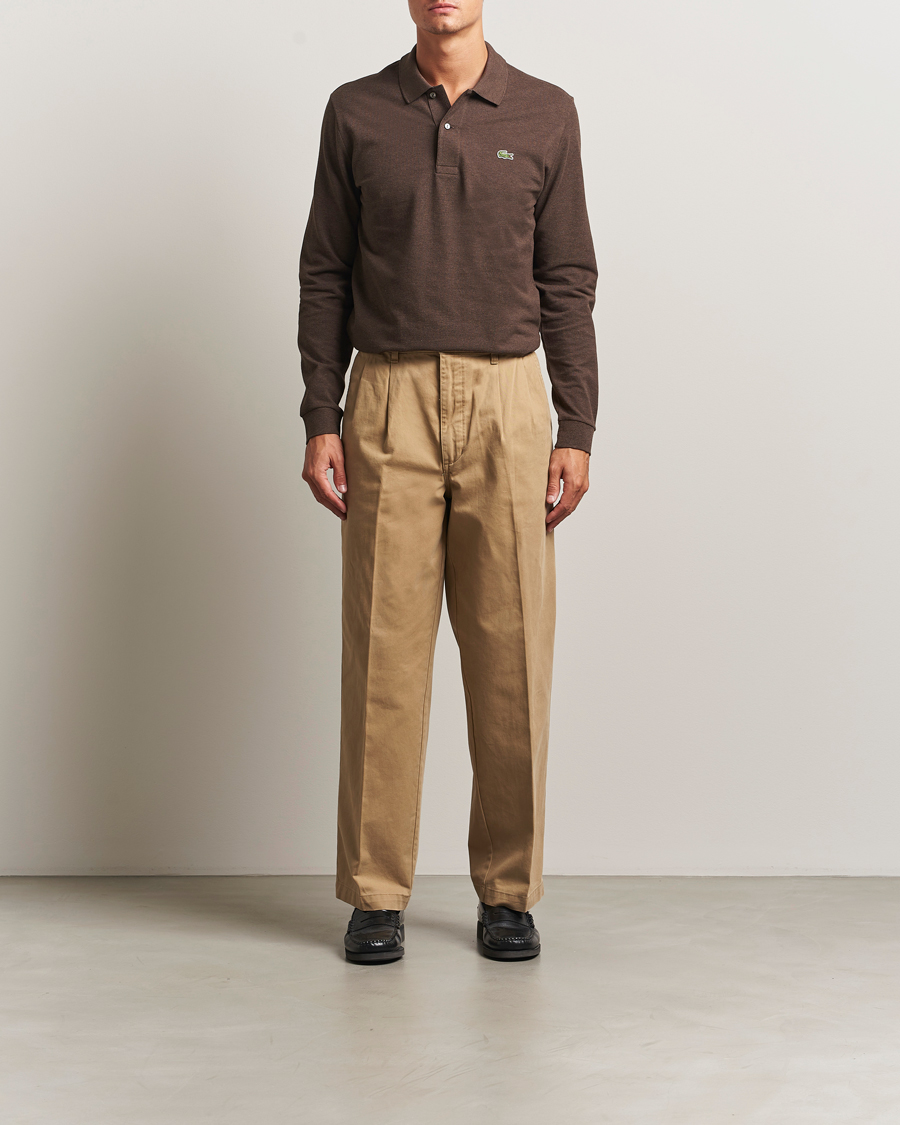 Heren | Polo's | Lacoste | Original Long Sleeve Polo Piké Tanin Chine