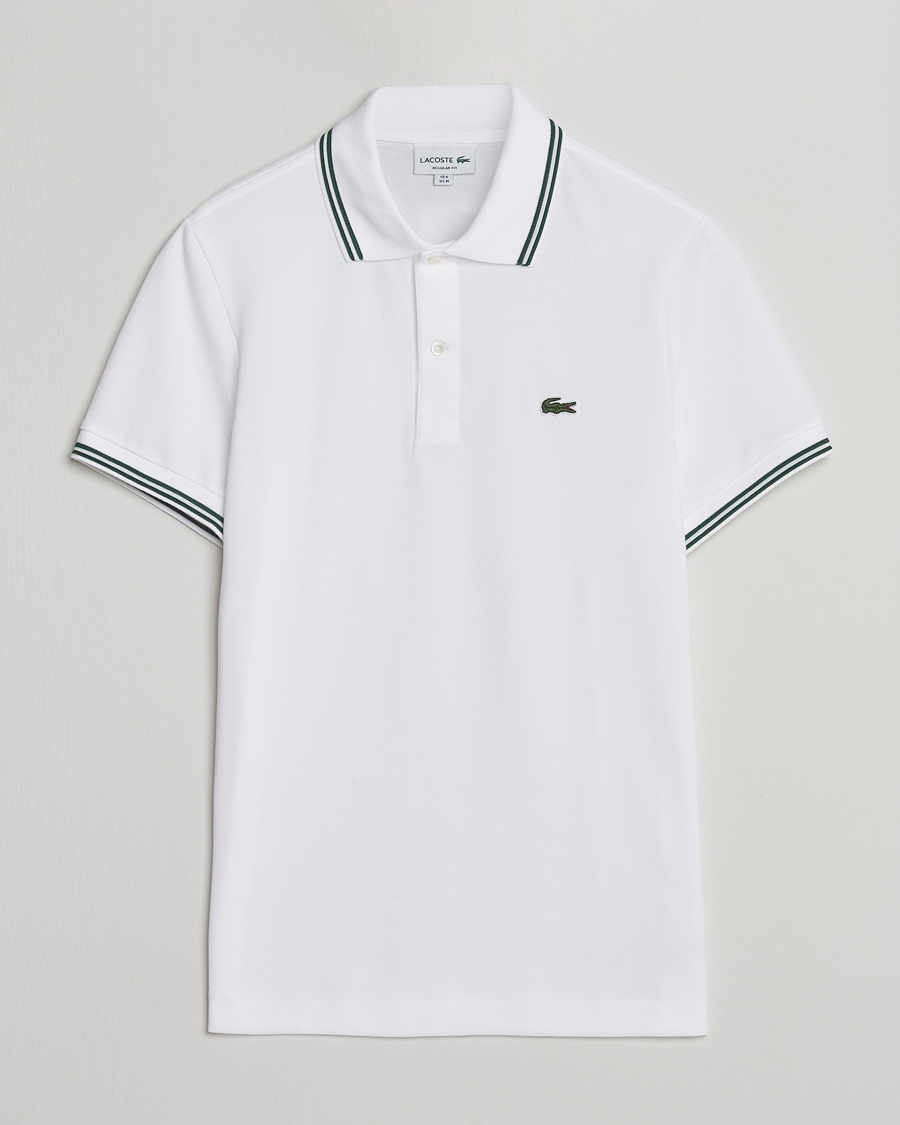 Heren | Polo's | Lacoste | Original Tipped Polo Piké White