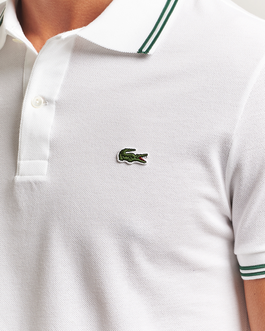 Heren | Polo's | Lacoste | Original Tipped Polo Piké White