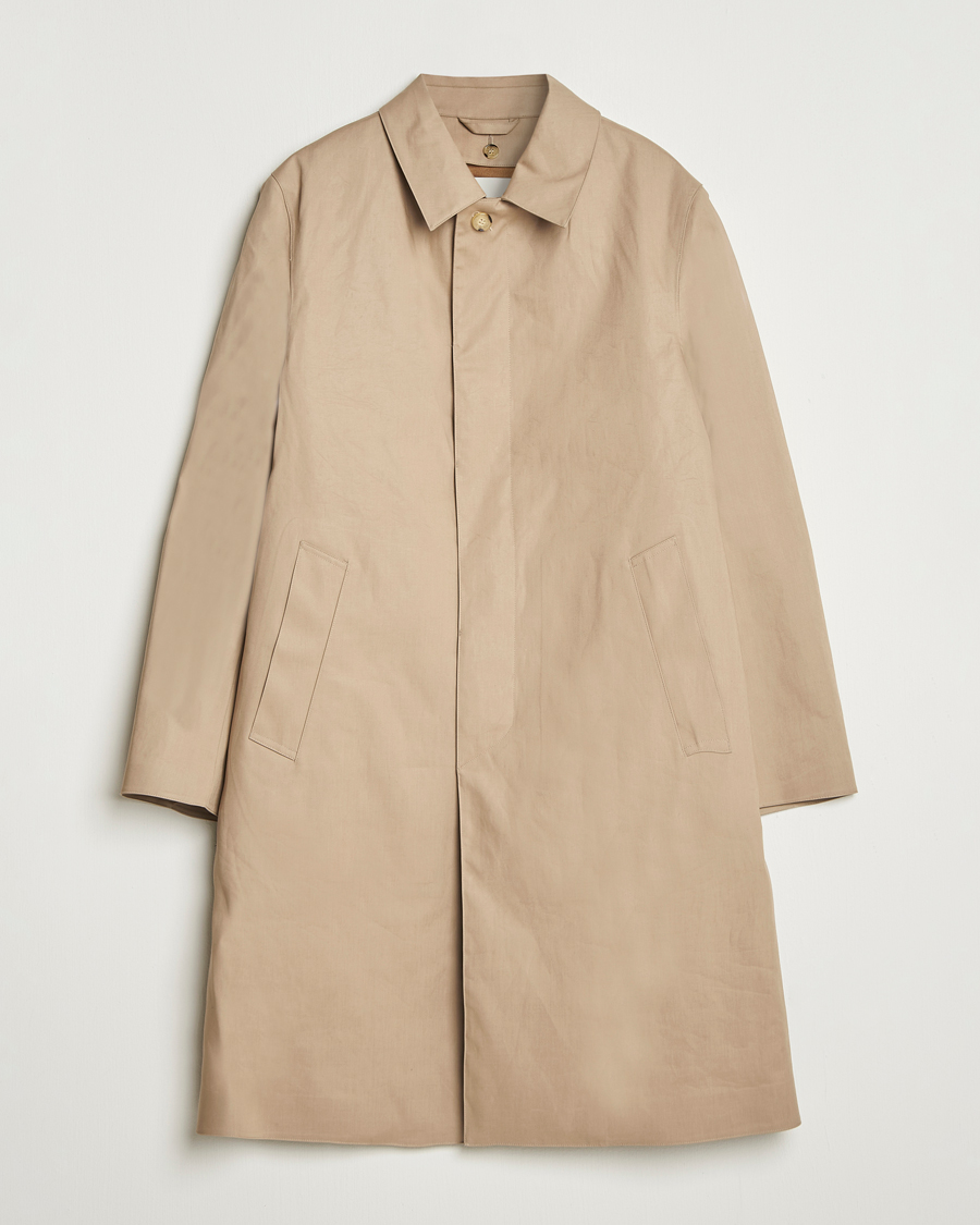 Heren | Jassen | Mackintosh | Dunkeld Car Coat Fawn