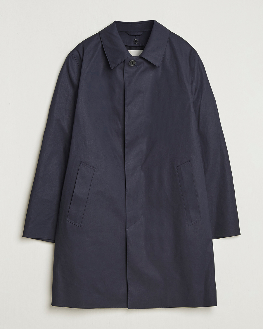Heren | Jassen | Mackintosh | Dunoon Car Coat Navy