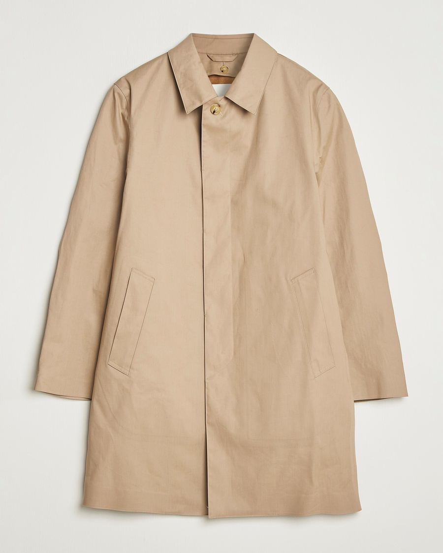 Homme | Manteaux Et Vestes | Mackintosh | Dunoon Car Coat Fawn