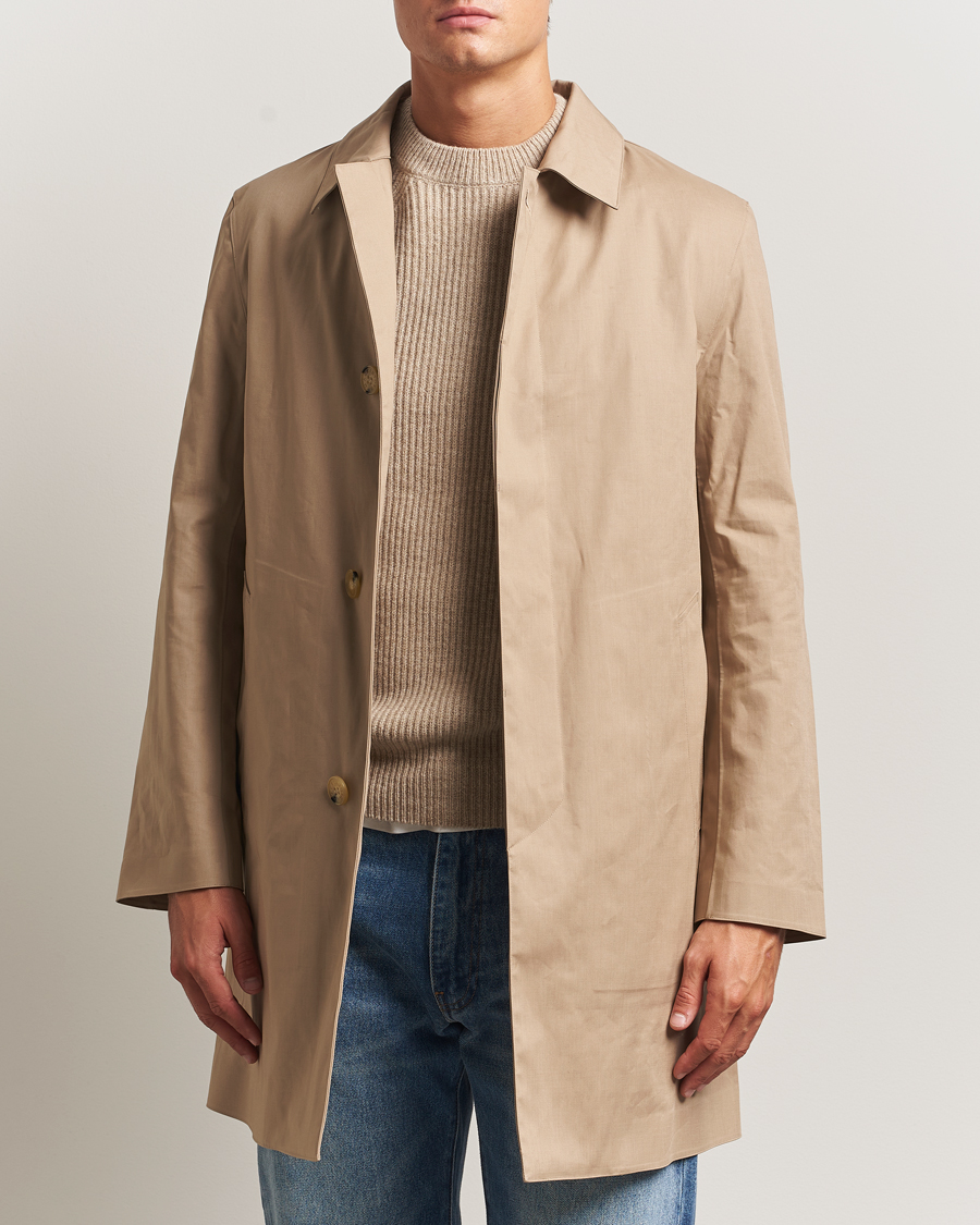 Homme | Manteaux Et Vestes | Mackintosh | Dunoon Car Coat Fawn