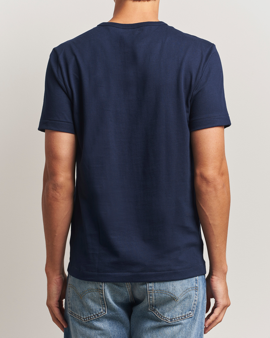 Homme | T-shirts | Merz b. Schwanen | Classic Fit Sturdy T-Shirt Ink Blue