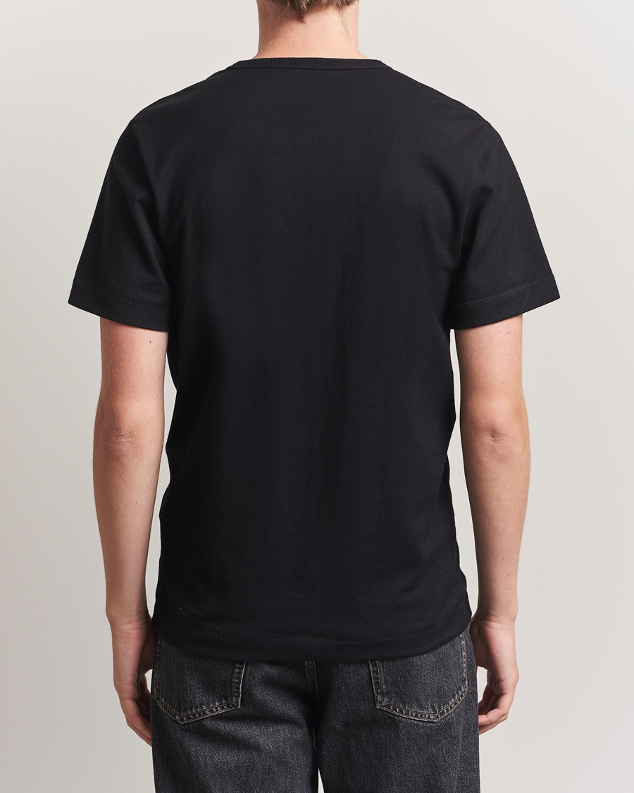 Homme | T-shirts | Merz b. Schwanen | Classic Fit Sturdy Loopwheeled T-Shirt Black