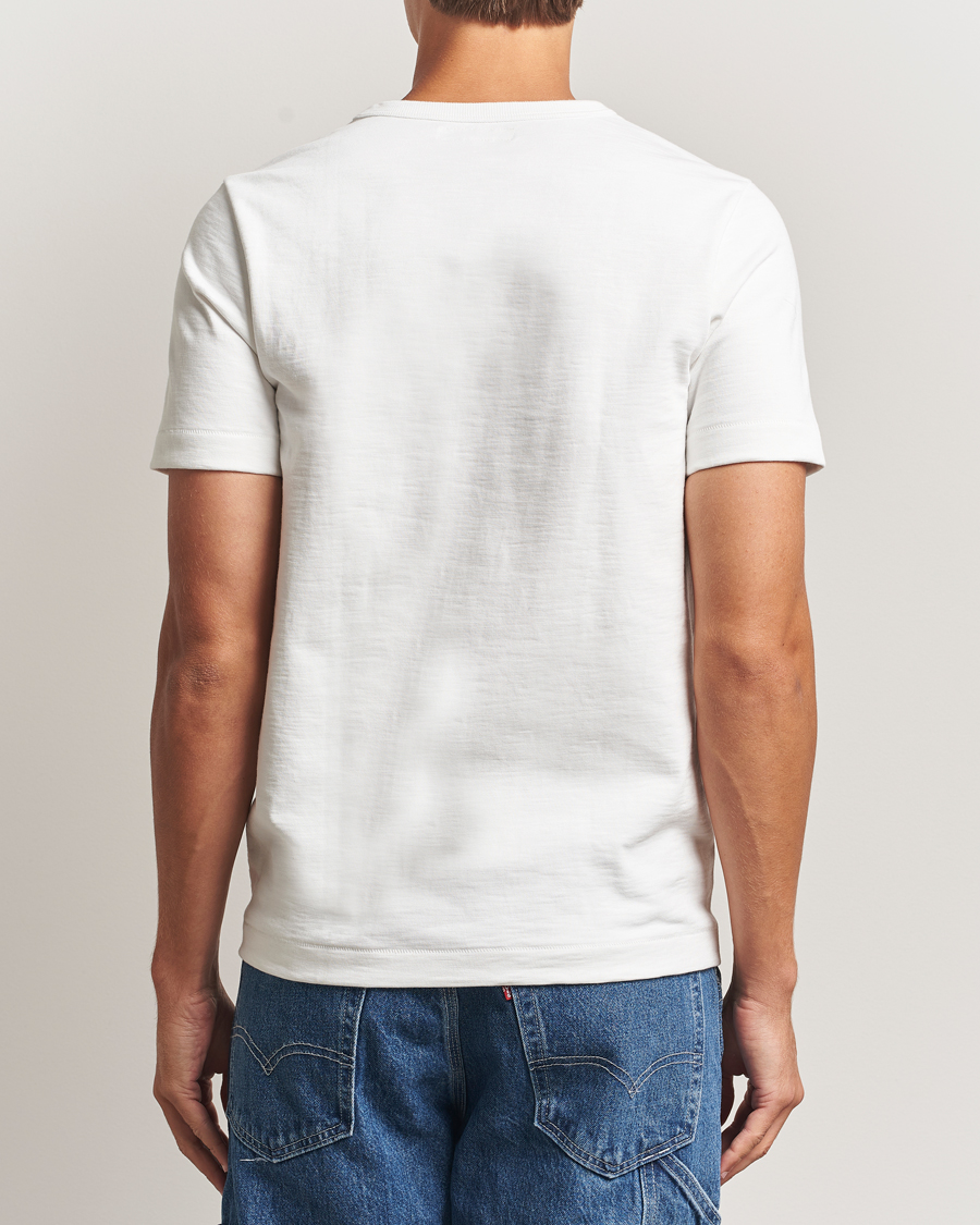 Heren | T-shirts | Merz b. Schwanen | Relaxed Fit Loopwheeled Heavy T-Shirt White