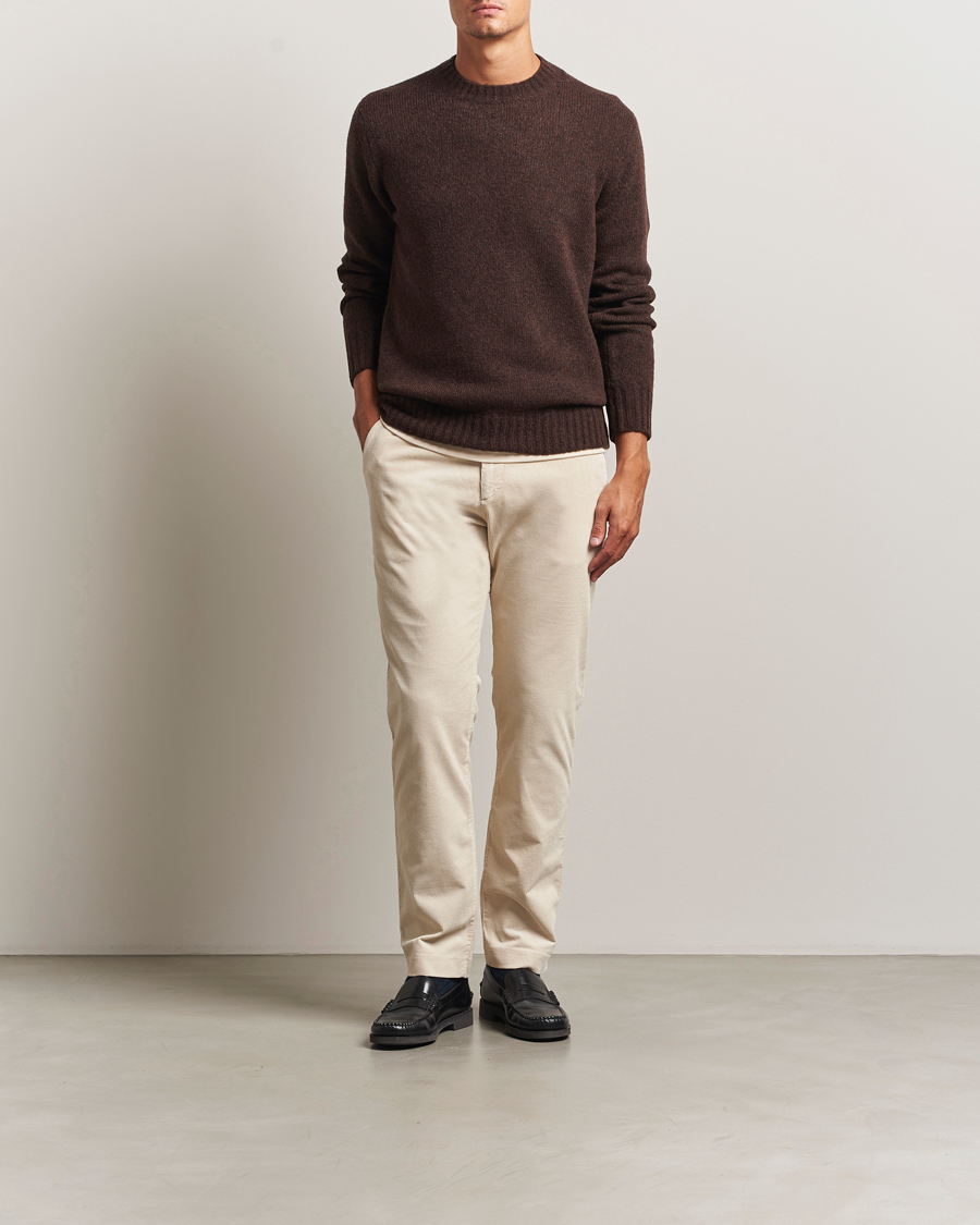 Homme | Pantalons | NN07 | Theo Regular Fit Corduroy Chinos Ivory