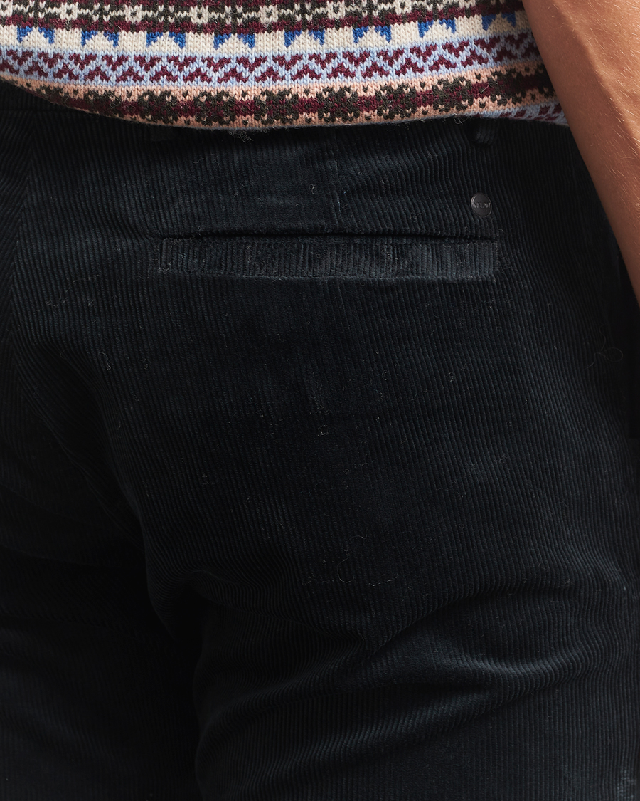 Homme | Pantalons | NN07 | Theo Regular Fit Corduroy Chinos Navy Blue
