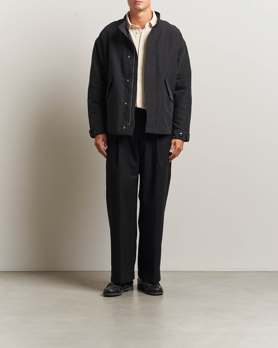 Heren | Broeken | NN07 | Kay Wool Pleated Trousers Black