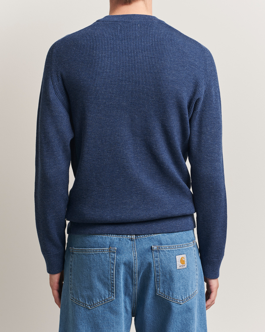 Homme | Pulls Et Tricots | NN07 | Kevin Cotton Knitted Sweater Denim Blue