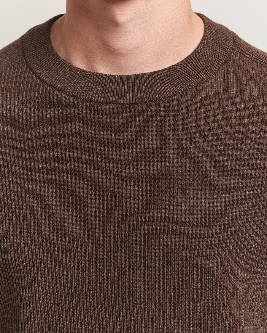 Homme | Pulls Et Tricots | NN07 | Kevin Cotton Knitted Sweater Demitasse Brown