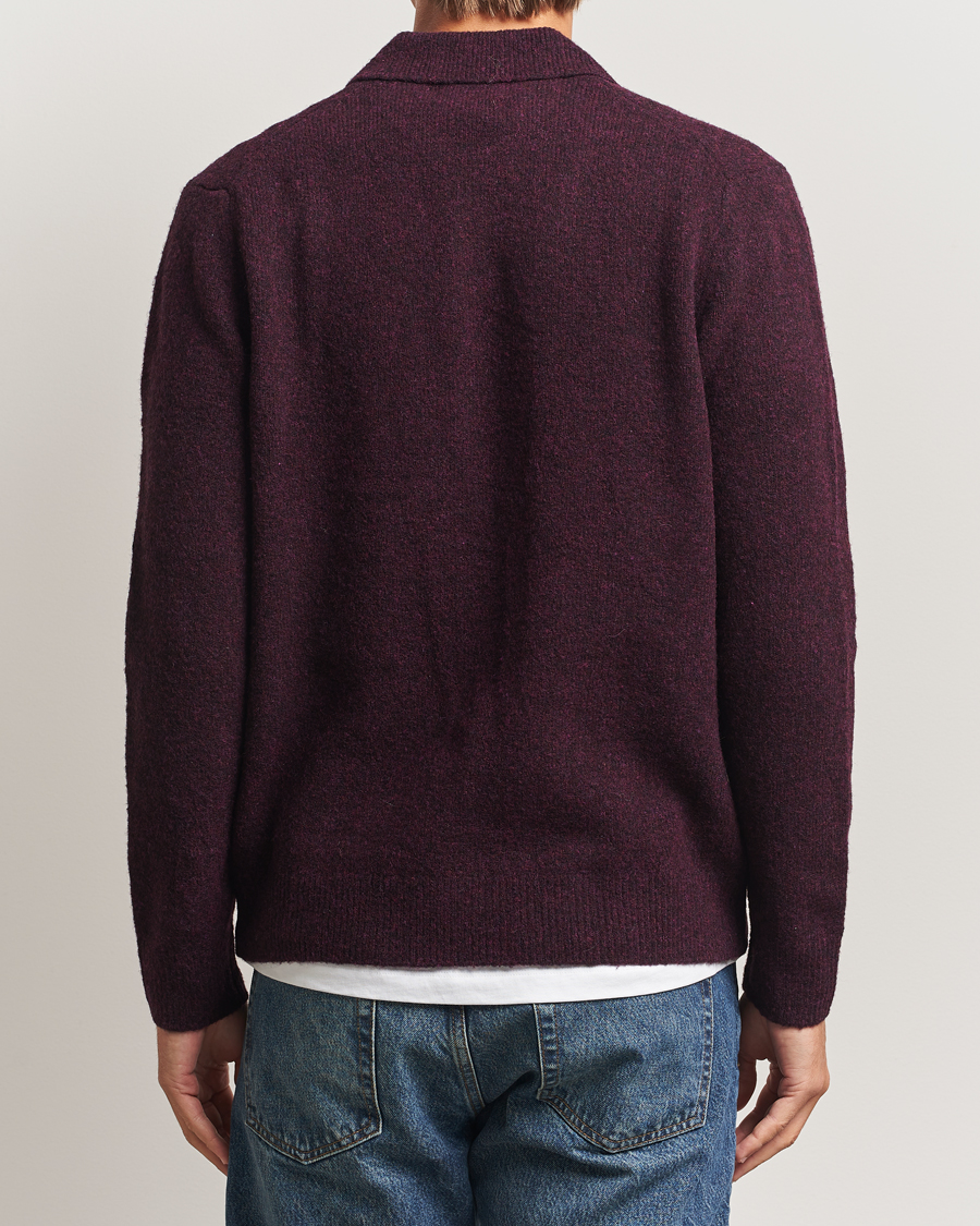 Homme | Pulls Et Tricots | NN07 | Hope Wool Knitted Polo Wine Red