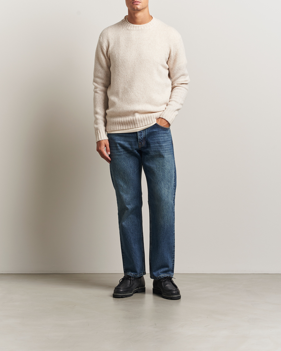 Heren | Truien | NN07 | Lee Wool Knitted Sweater Ivory