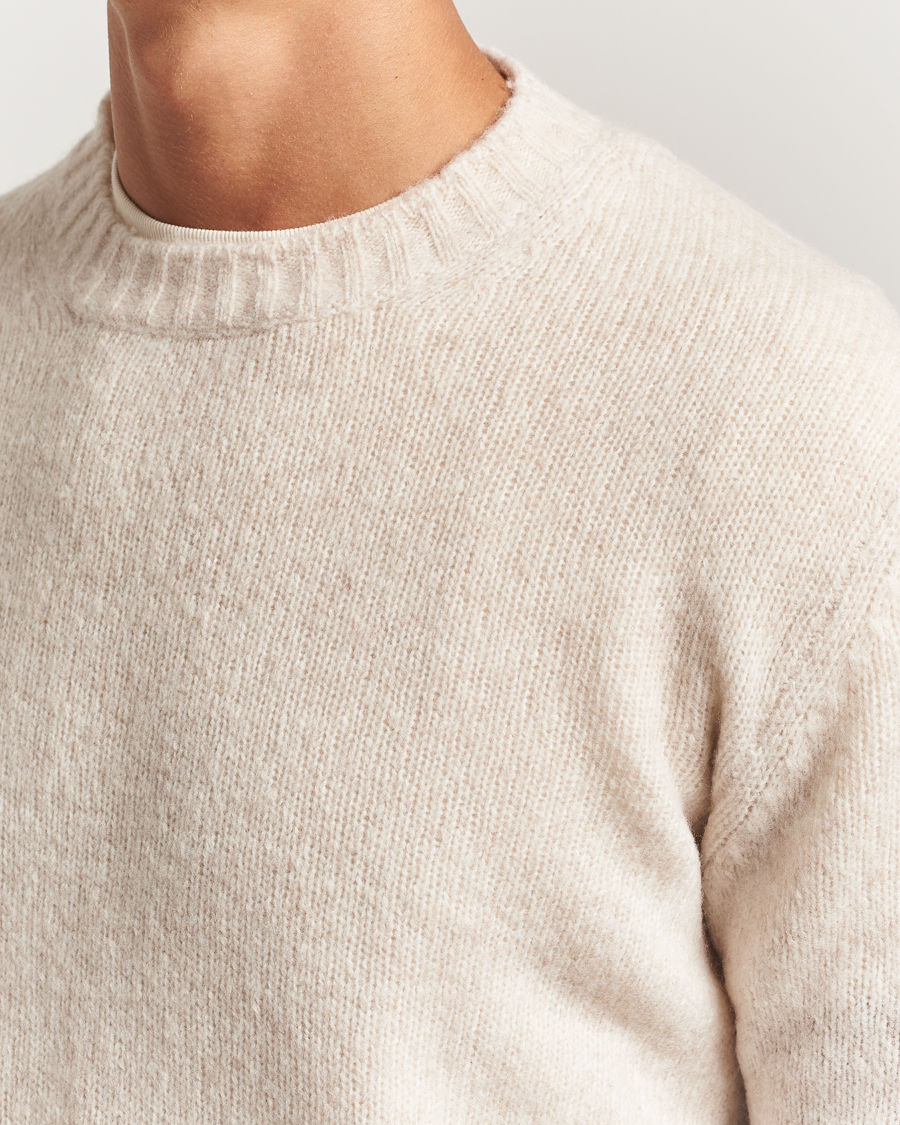 Heren | Truien | NN07 | Lee Wool Knitted Sweater Ivory