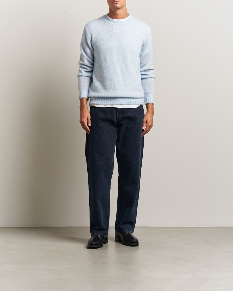 Heren | Truien | NN07 | Lee Wool Knitted Sweater Cerulian Blue