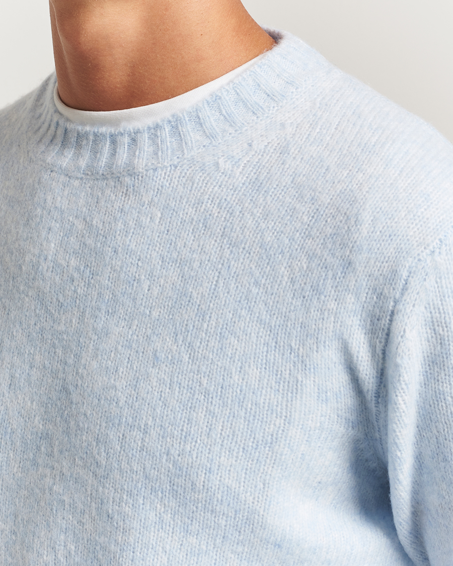 Heren | Truien | NN07 | Lee Wool Knitted Sweater Cerulian Blue