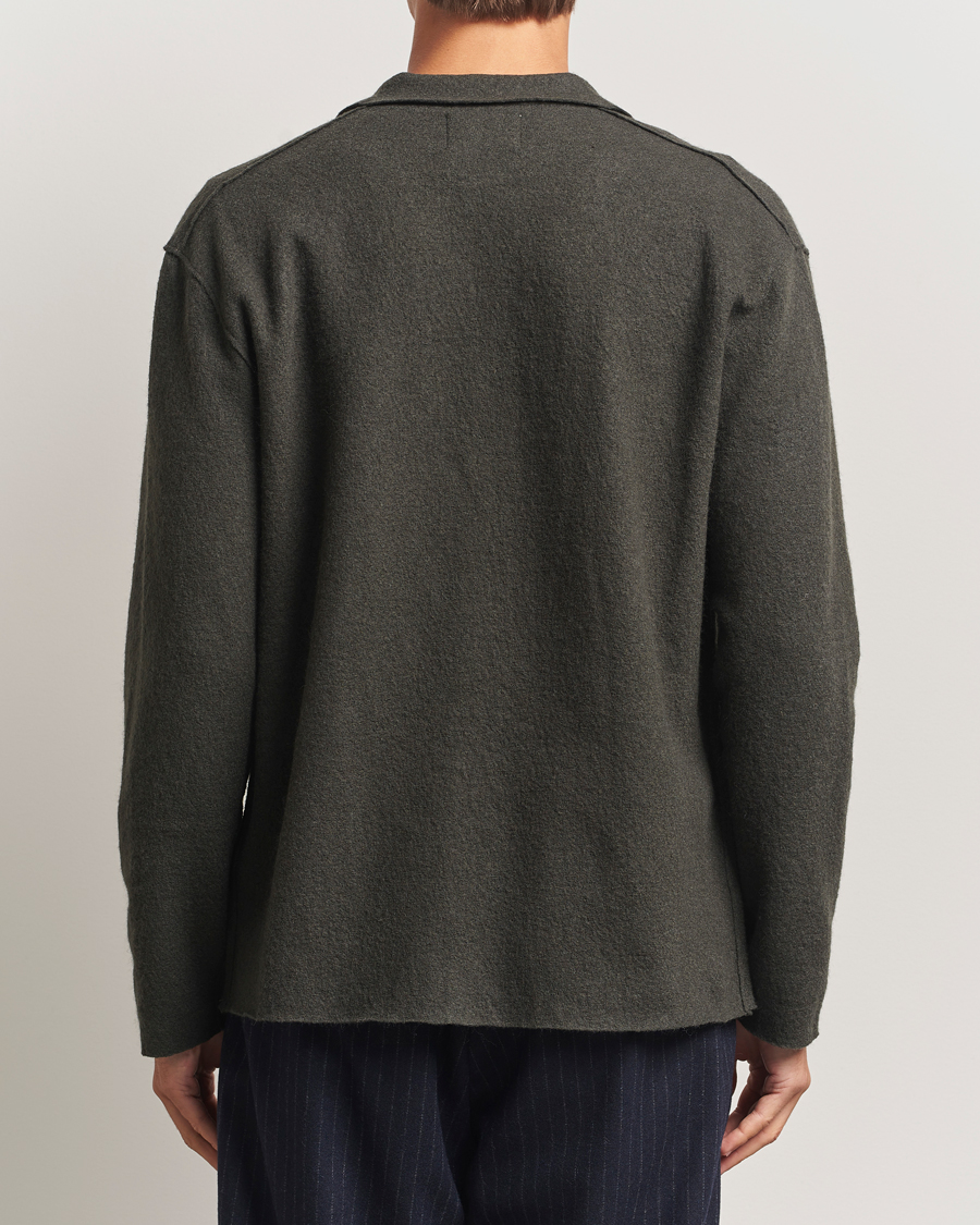 Homme | Pulls Et Tricots | NN07 | Jonas Boiled Wool Cardigan Dark Army