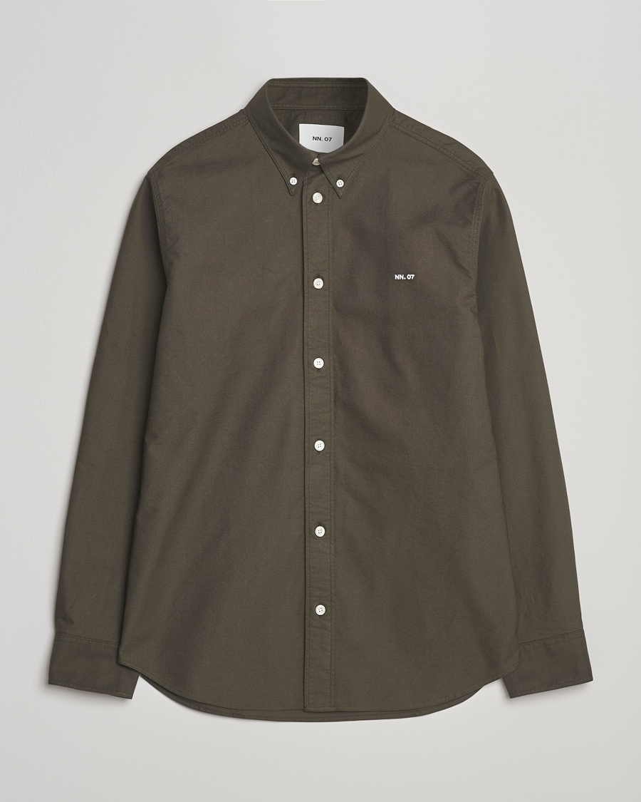 Heren | Overhemden | NN07 | Colby Oxford Shirt Dark Army