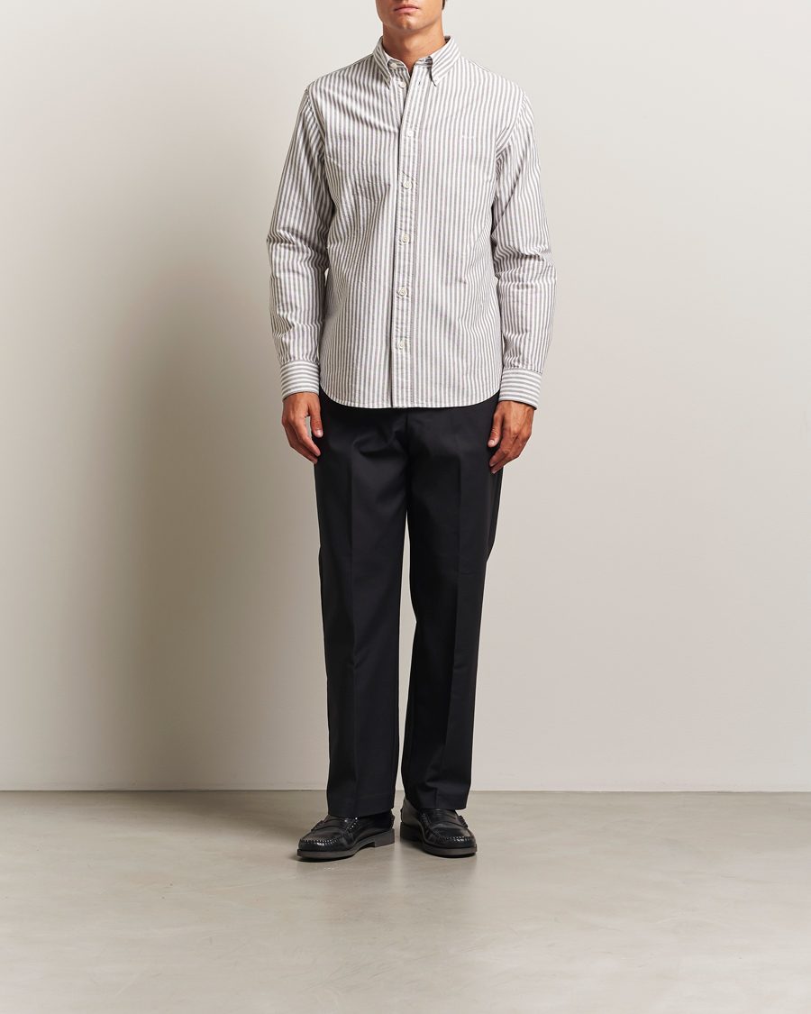 Homme | Chemises | NN07 | Colby Oxford Shirt Brown/White