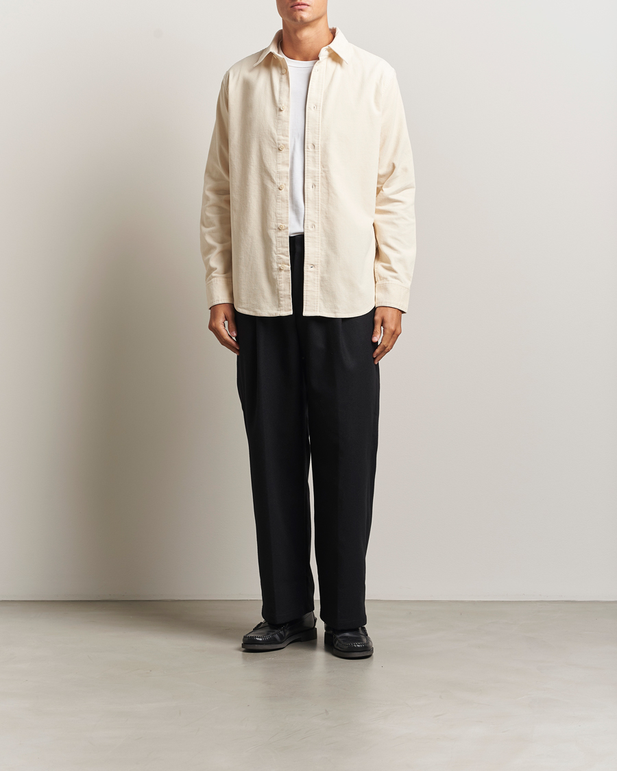 Heren | Overhemden | NN07 | Colby Corduroy Overshirt Ivory