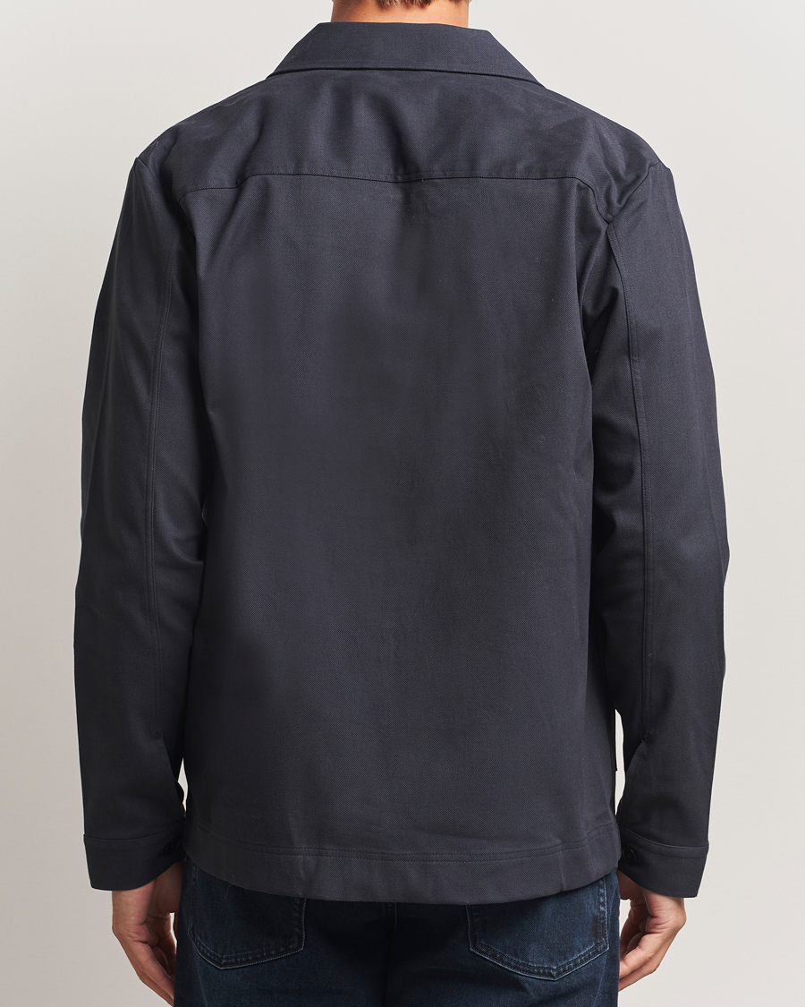 Homme | Chemises | NN07 | Olav Cotton Overshirt Deep Navy