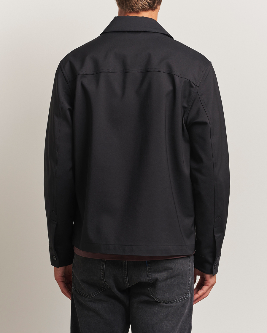 Homme | Chemises | NN07 | Alban Technical Overshirt Black