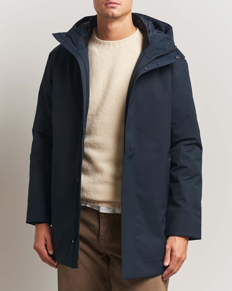 Homme | Manteaux Et Vestes | NN07 | Blake Hooded Jacket Navy Blue