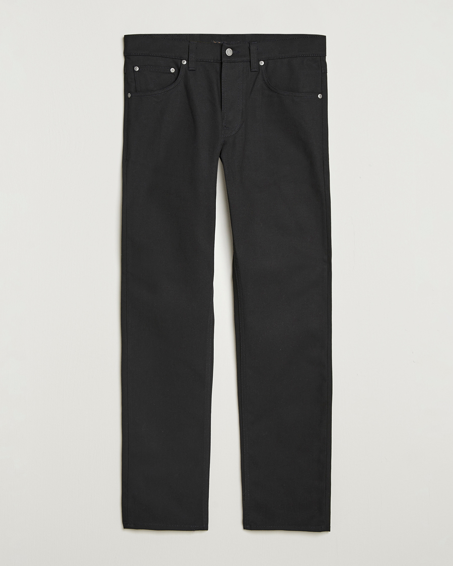 Homme | Jeans | Nudie Jeans | Solid Ollie Jeans Dry Pure Black