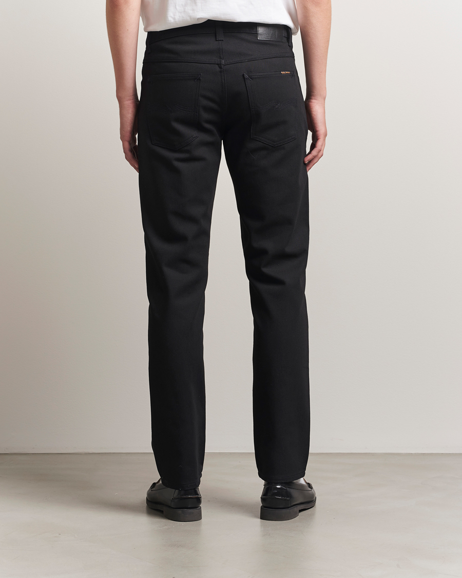 Homme | Jeans | Nudie Jeans | Solid Ollie Jeans Dry Pure Black